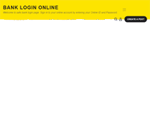 Tablet Screenshot of bank-login.com